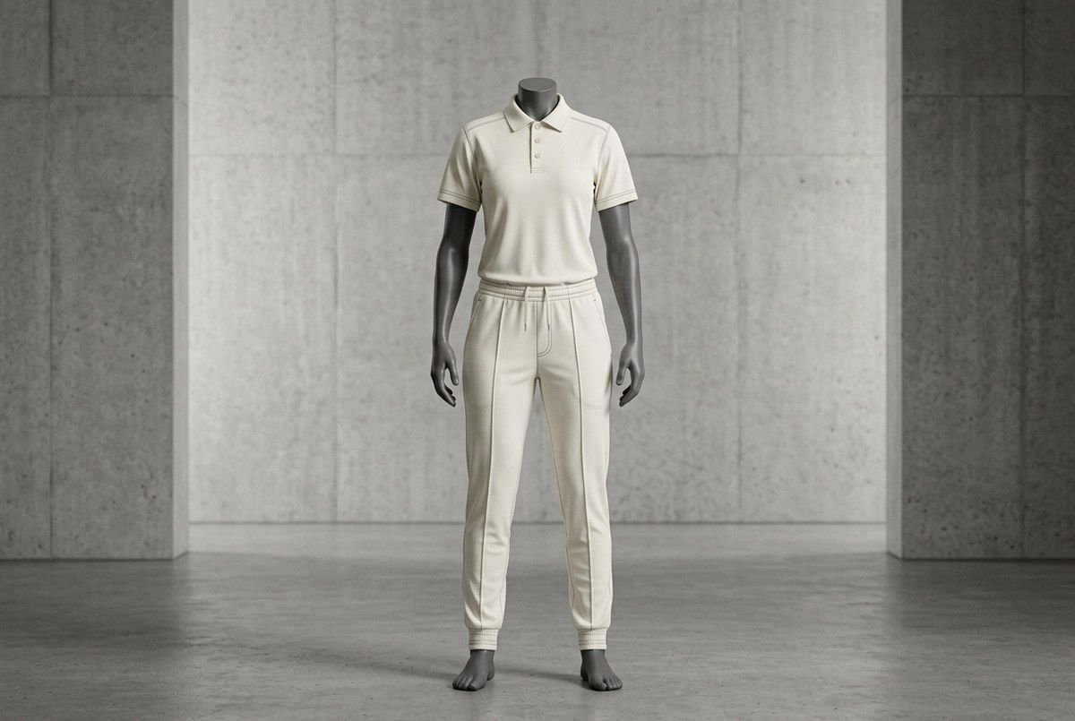 Custom cricket match-day playing whites and kit