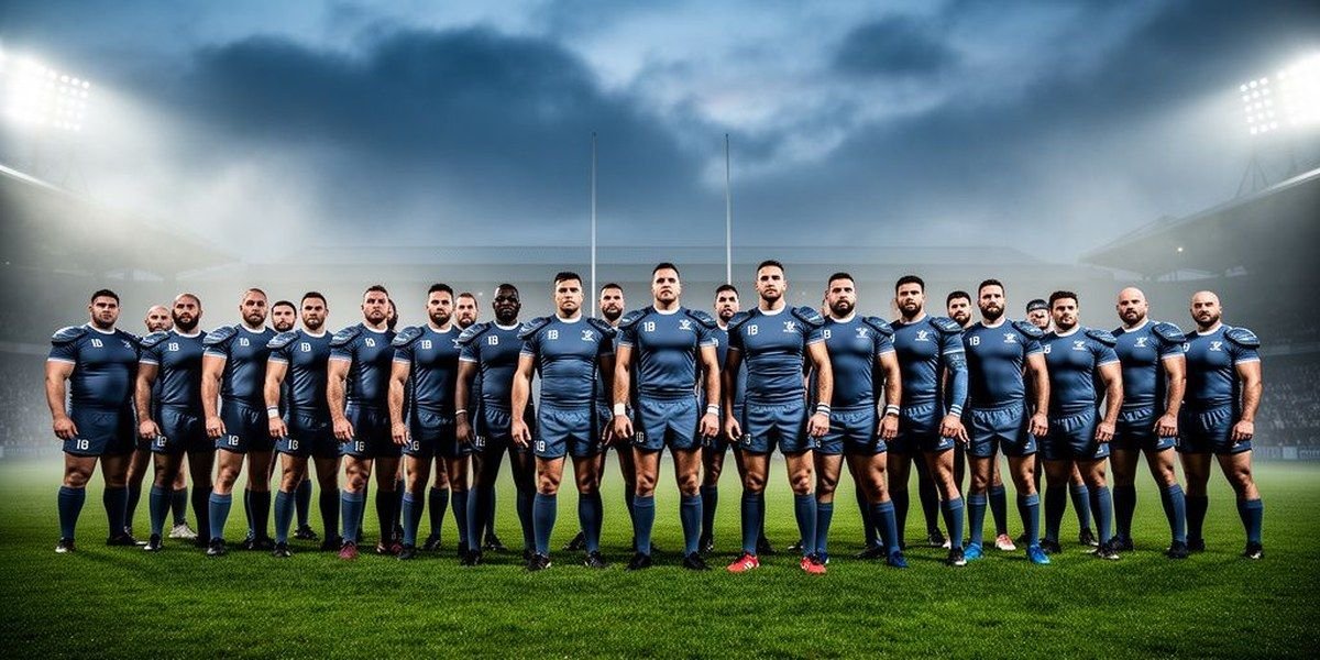 Heavy duty custom rugby match jerseys and teamwear
