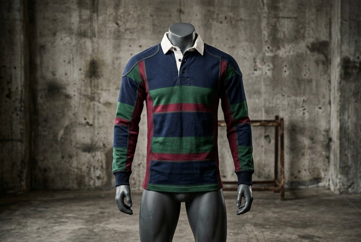 Heavy-duty custom rugby match jersey