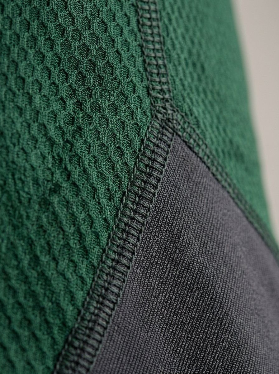 Abrasion-resistant field hockey performance knit fabric