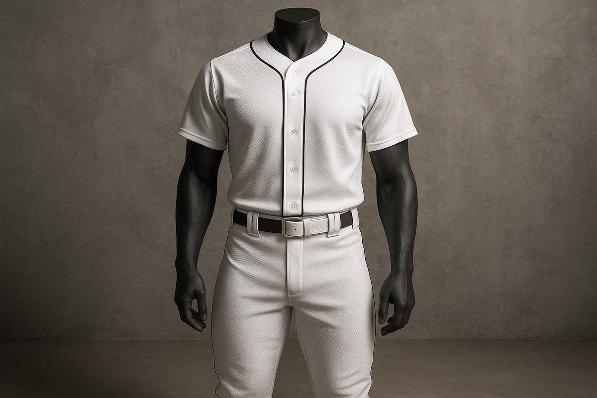 Custom baseball button-down match jersey