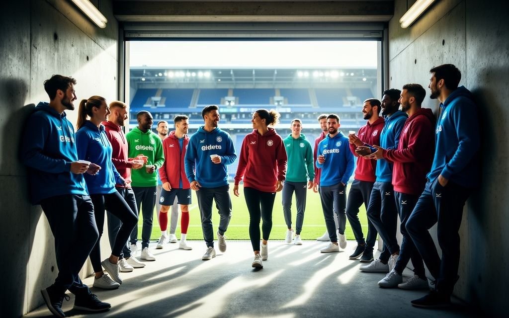 Complete clubwear and merchandise collection presentation
