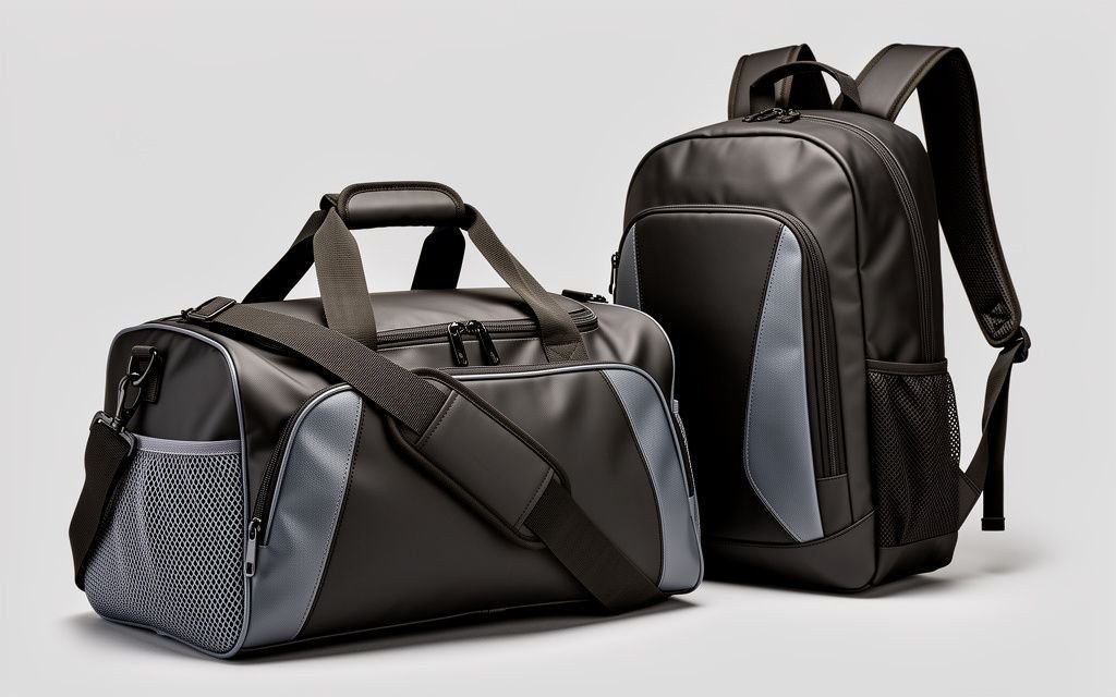 Heavy-duty custom club sports duffel bag and backpack