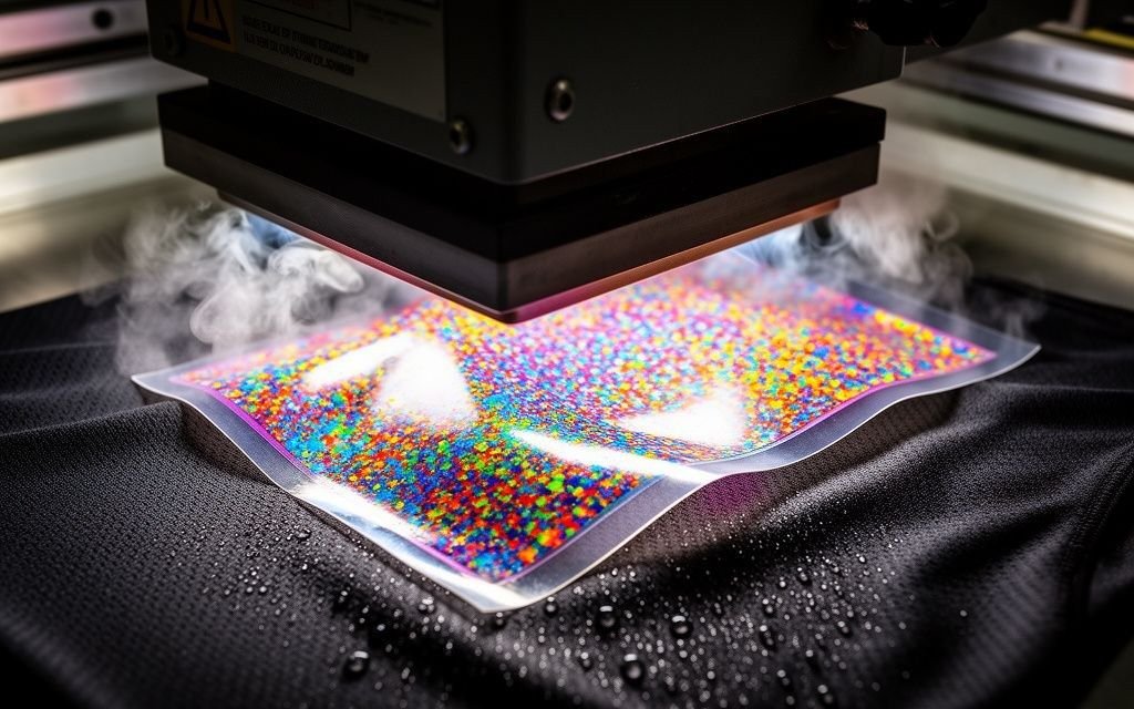 High-precision DTF and heat press printing on custom performance garments