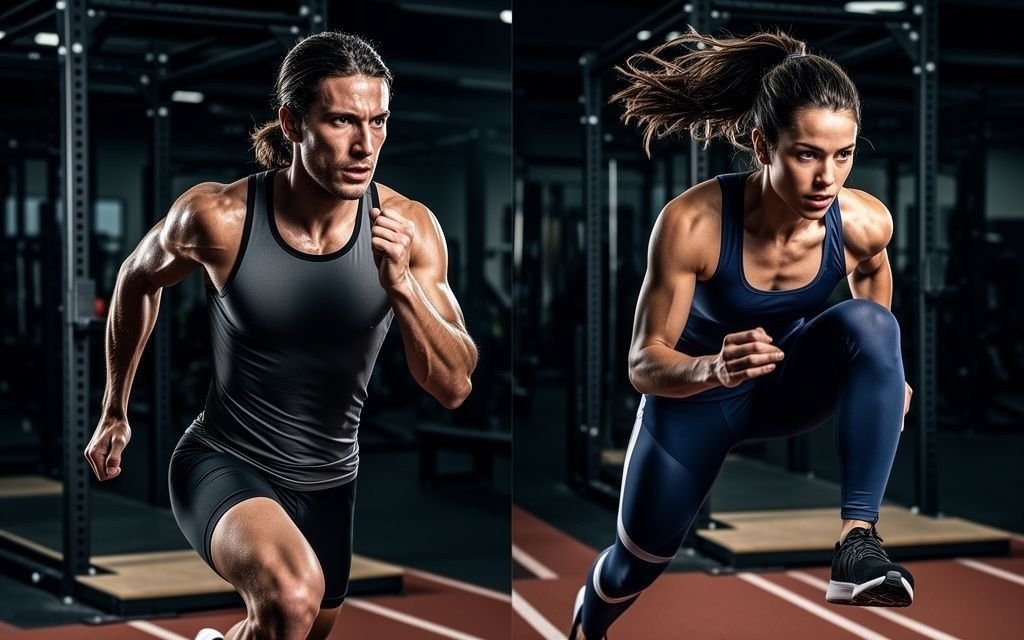 Independent athlete and small club track squad in performance training kit