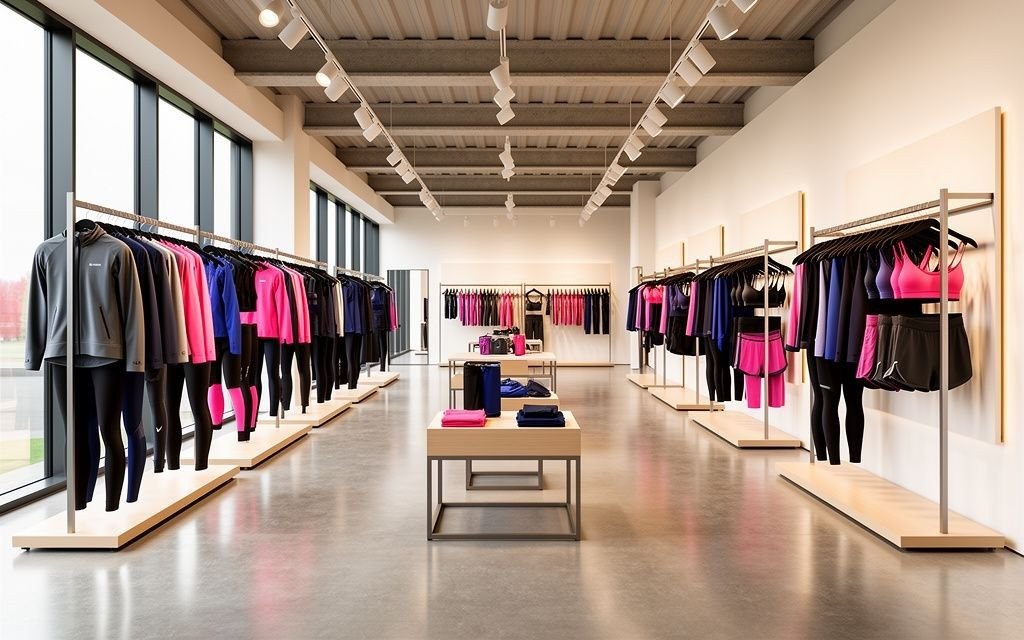 Sportswear retail store and bulk B2B apparel distribution